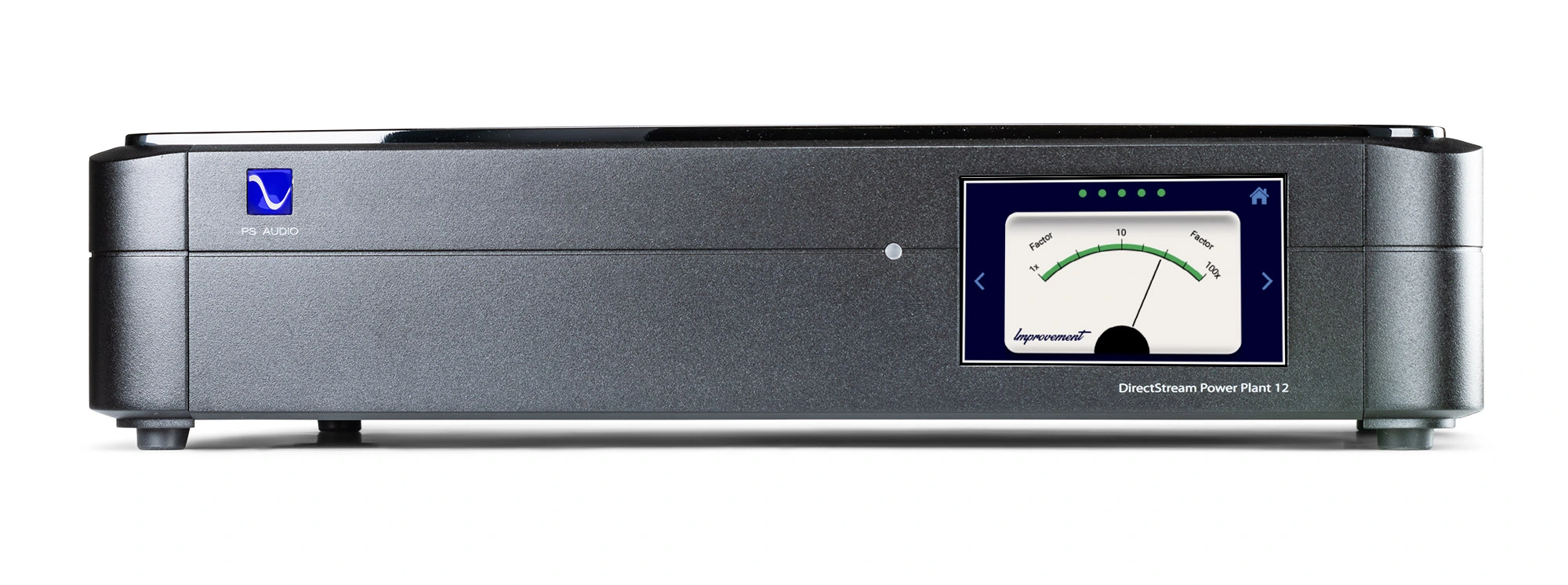 PS Audio DirectStream PowerPlant P12 actieve stroomregenerator frontpaneel