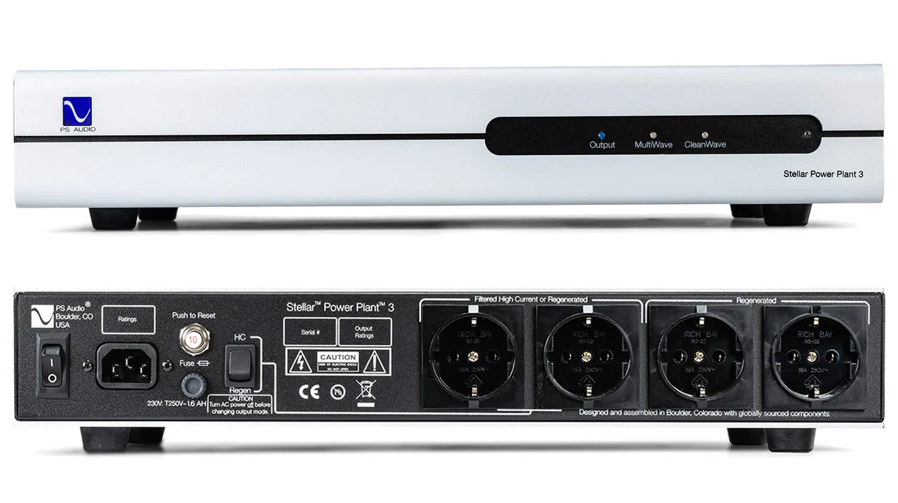 PS Audio Stellar PowerPlant P3 compacte actieve stroomregenerator